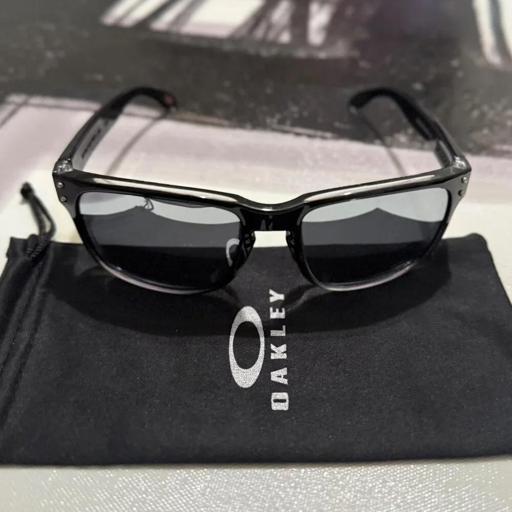 OO9102 Oakley Holbrook Dark Ink Fade Prizm Polarized Sunglasses - Picture 8 of 15